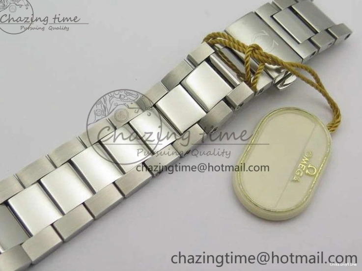 0218 Speedmaster ’57 Co-Axial OMF 1:1 Best Edition White Dial RG Markers On SS Bracelet A WellDesigned 8144